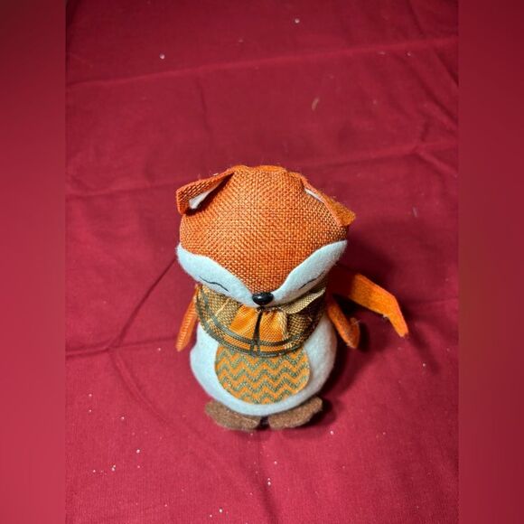 7” Owl & Fox Felt Plushie Shelf Sitters or Door Stops EPC Fall Autumn Thanksgivi - Picture 8 of 13